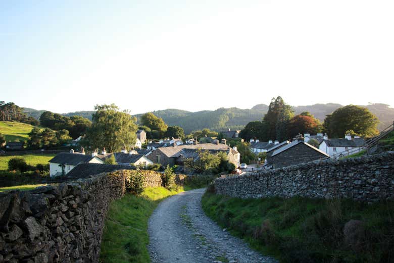 Near Sawrey, el pueblo de Beatrix Potter en el Distrito de los Lagos