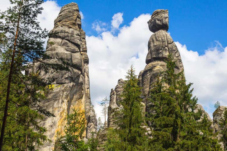 Rocas de Adršpach, escenario de la primera película de Las Crónicas de Narnia